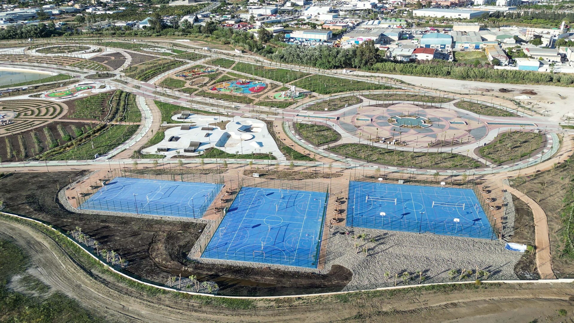 parque costa del sol toma aerea